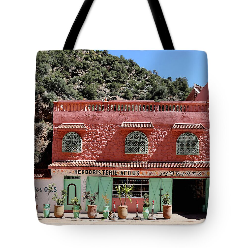 Ourika Valley Tote Bag featuring the photograph Ourika Valley by Andrew Fare