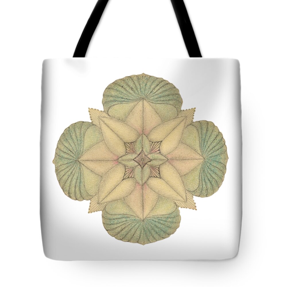 J Alexander Tote Bag featuring the drawing Ouroboros ja112 by Dar Freeland