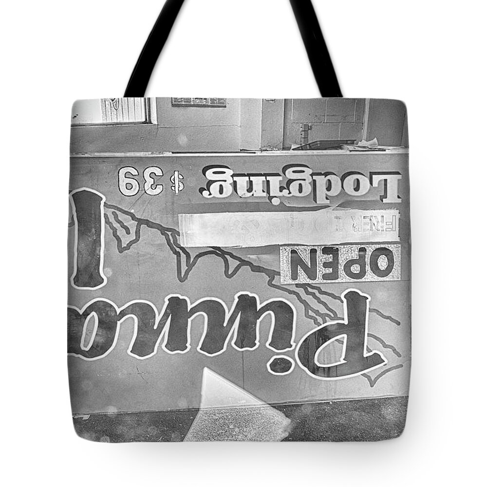 Abandoned Motel Tote Bag featuring the photograph Out of Business by Jessica Levant