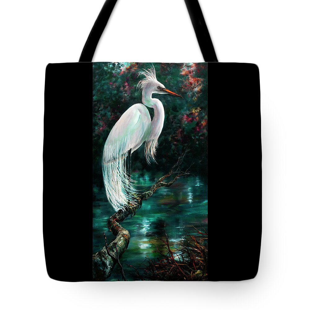 Nature Tote Bag featuring the painting Out On A Limb by Lynne Pittard