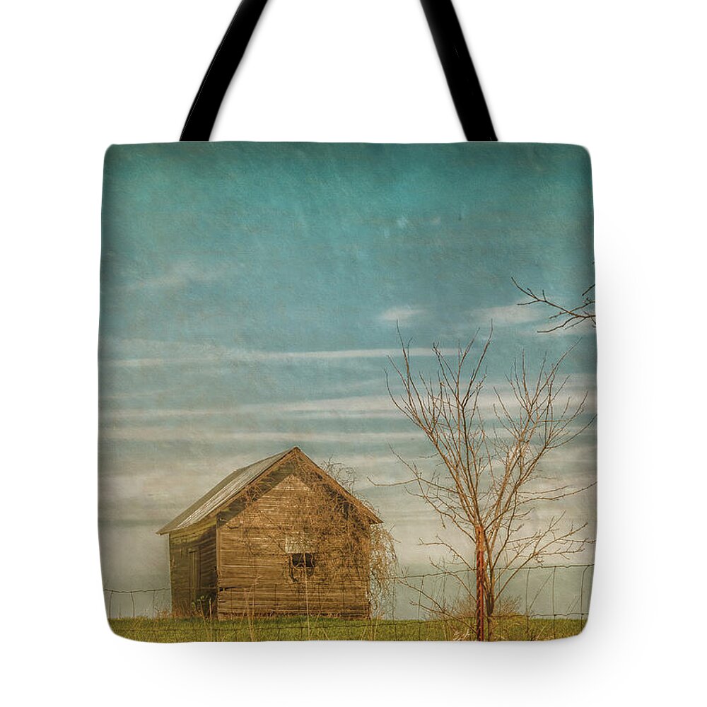Barn Tote Bag featuring the photograph Out on the Farm by Pamela Williams
