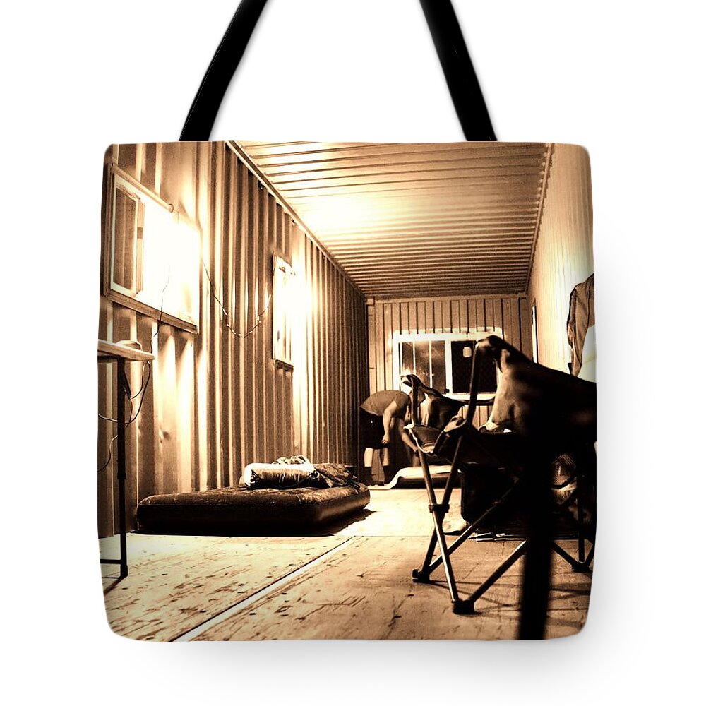 Outback Tote Bag featuring the photograph Outdoor Living by Michael Blaine