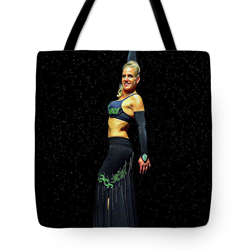 Belly Tote Bag featuring the photograph Outstanding Performance by Vivian Martin