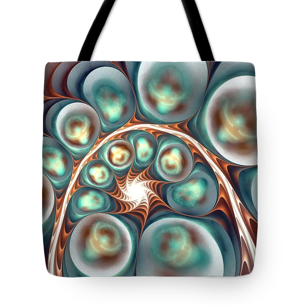 Over Tote Bag featuring the digital art Over One's Head by Anastasiya Malakhova
