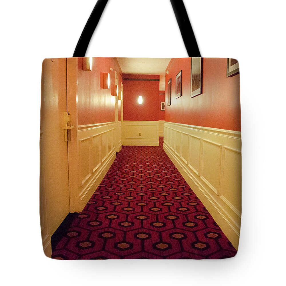 The Shining Tote Bag featuring the photograph Overlook Hotel by Erik Burg