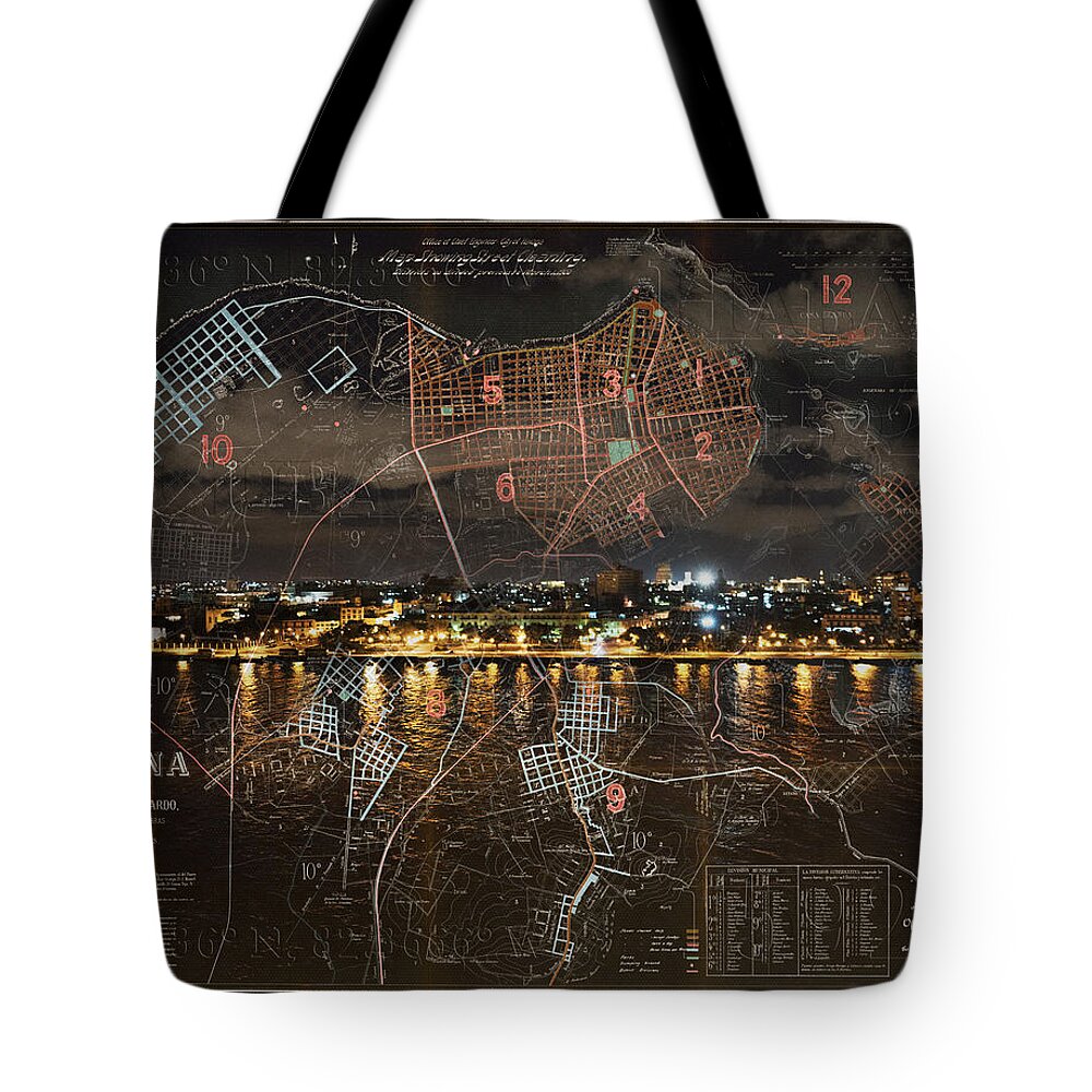Cuba Tote Bag featuring the photograph Overnight in Havana by Sharon Popek