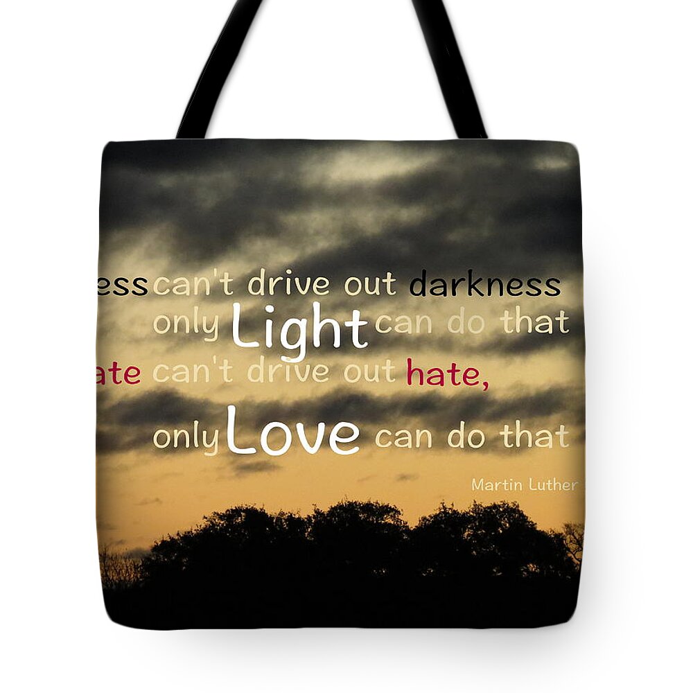  Tote Bag featuring the photograph Overpowering Hate by David Norman