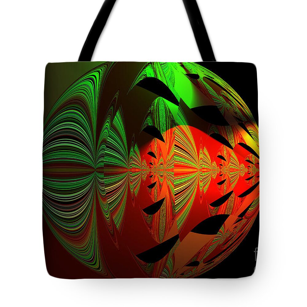 Art Tote Bag featuring the photograph Art green, red, black by Oksana Semenchenko