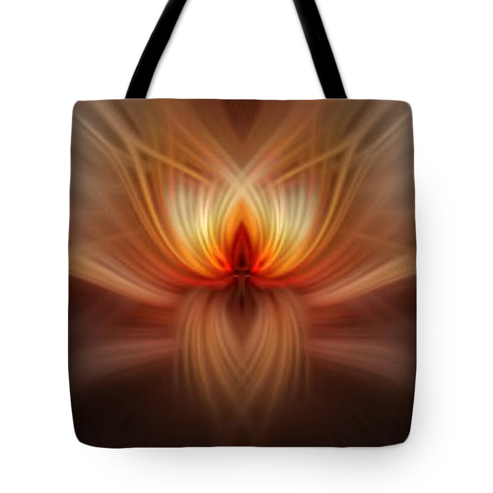 Gold Tote Bag featuring the photograph Owl by Cherie Duran