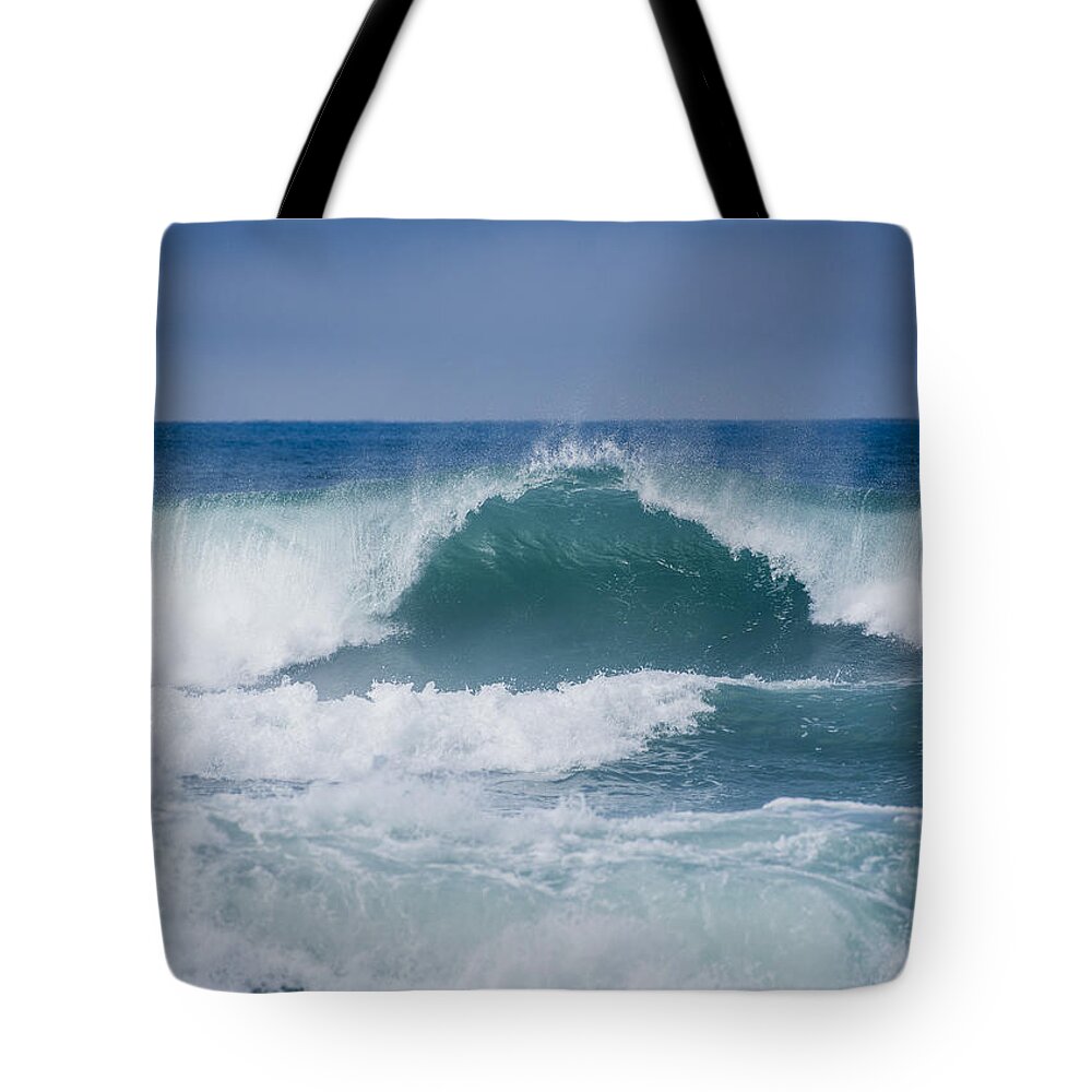 Blue Tote Bag featuring the photograph Pacific Blue by Robert Potts