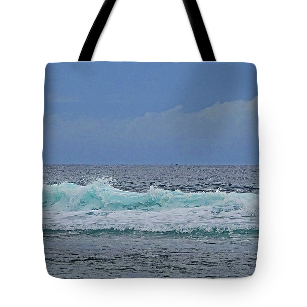 Pacific Ocean Tote Bag featuring the photograph Pacific Ocean Jayapura by Eunice Warfel