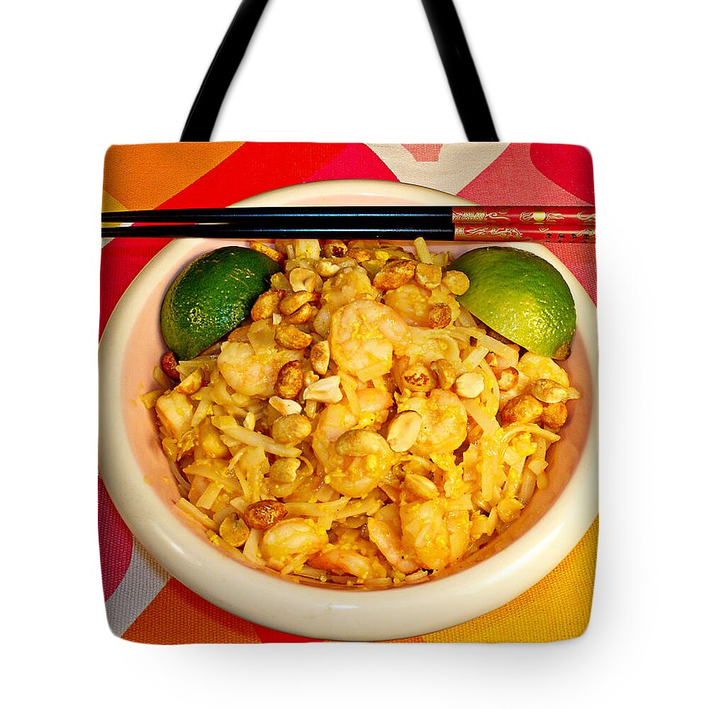 Pad Thai Tote Bag featuring the photograph Pad Thai by Robert Meyers-Lussier
