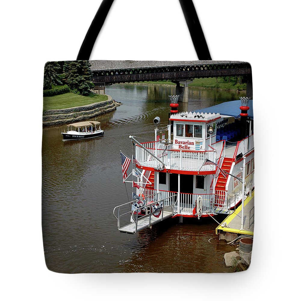 Usa Tote Bag featuring the photograph Paddling on the Cass by LeeAnn McLaneGoetz McLaneGoetzStudioLLCcom