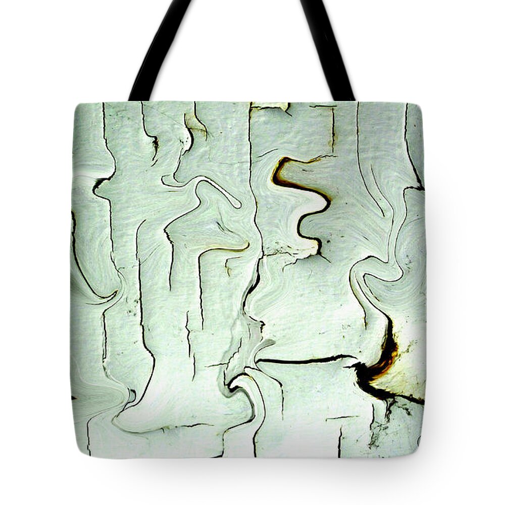 Paint Tote Bag featuring the photograph Paint Abstraction 2 by Mary Bedy