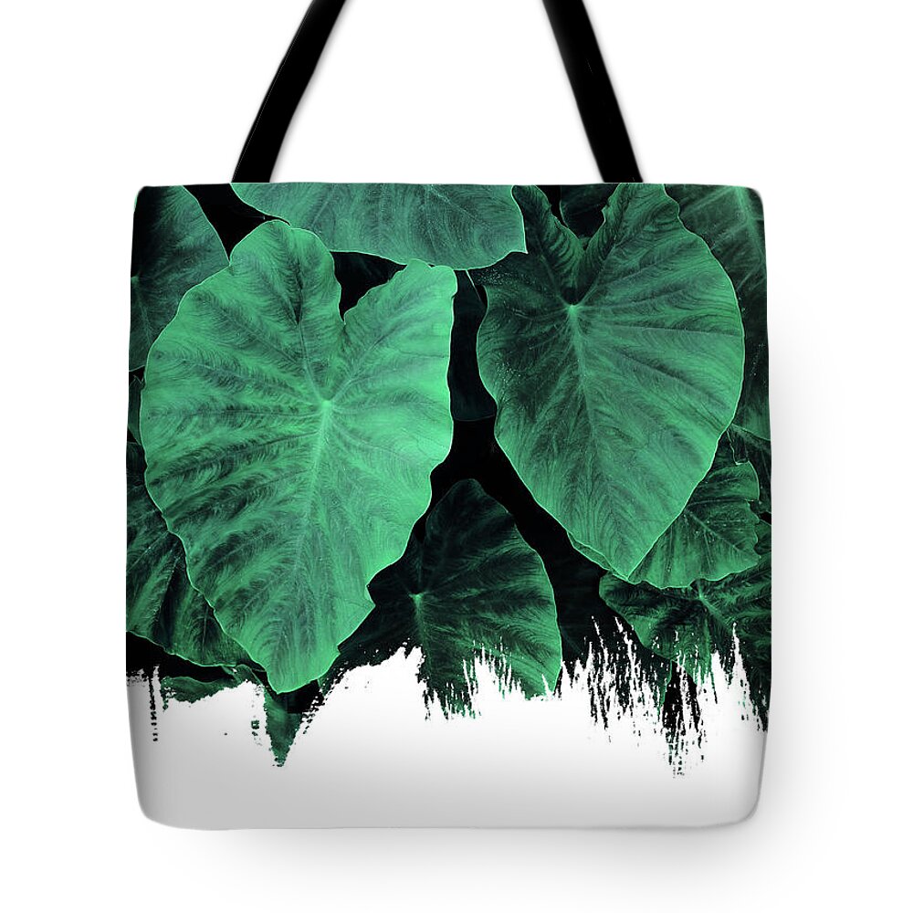 Paint Tote Bag featuring the mixed media Paint on Jungle by Emanuela Carratoni