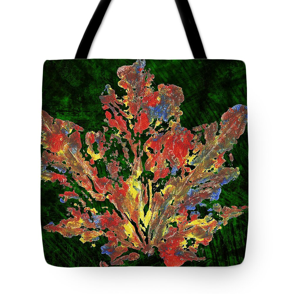 Autumn Tote Bag featuring the painting Painted Nature 1 by Sami Tiainen