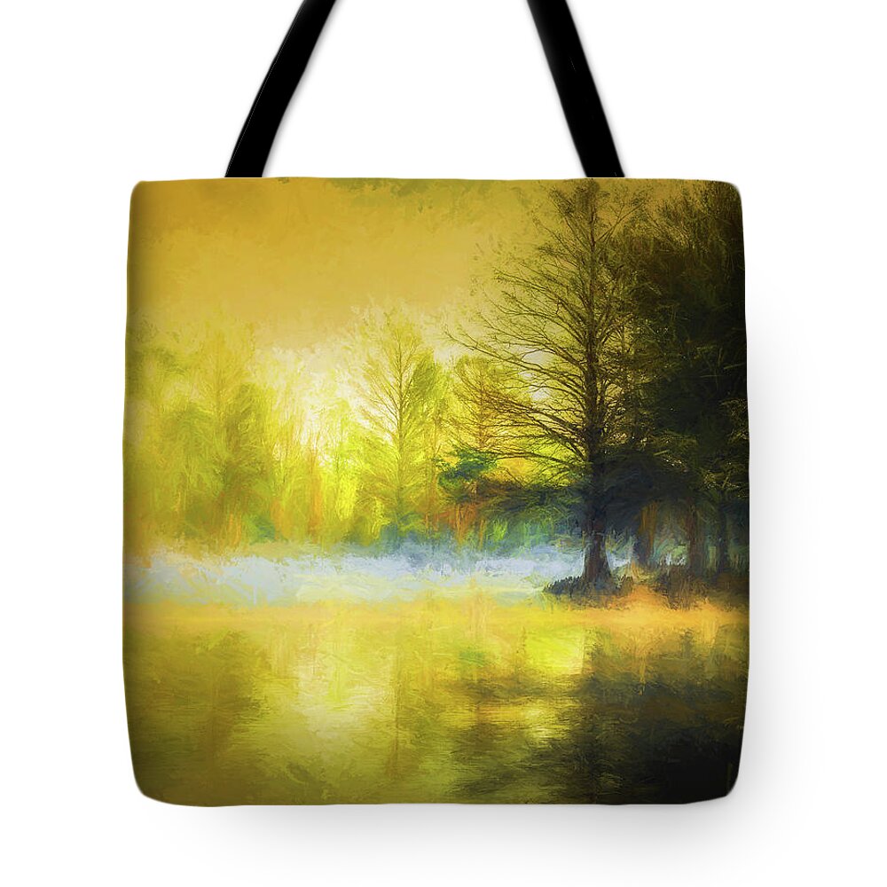Muskogee Tote Bag featuring the photograph Painterly Early Morning by James Barber