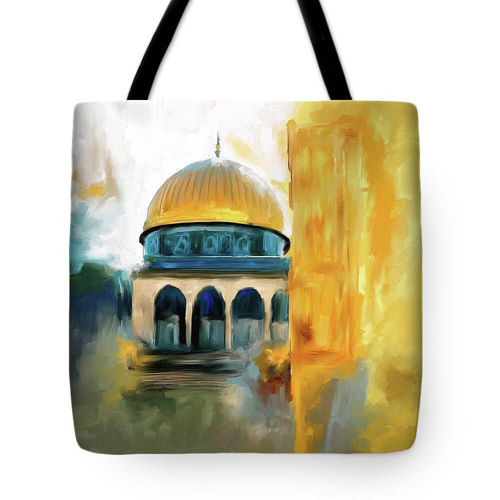 Al Aqsa Mosque Tote Bags