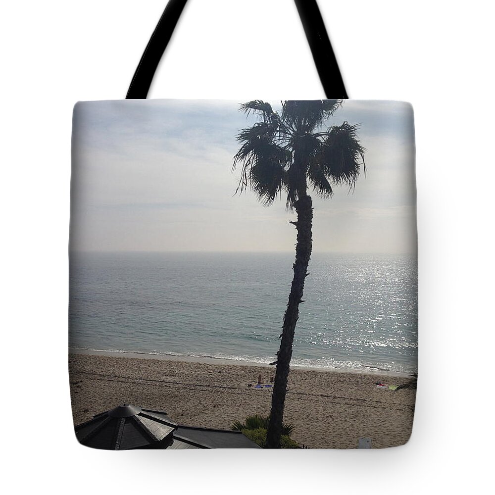 Laguna Beach Tote Bag featuring the photograph Palm Tree by Katikaila Green