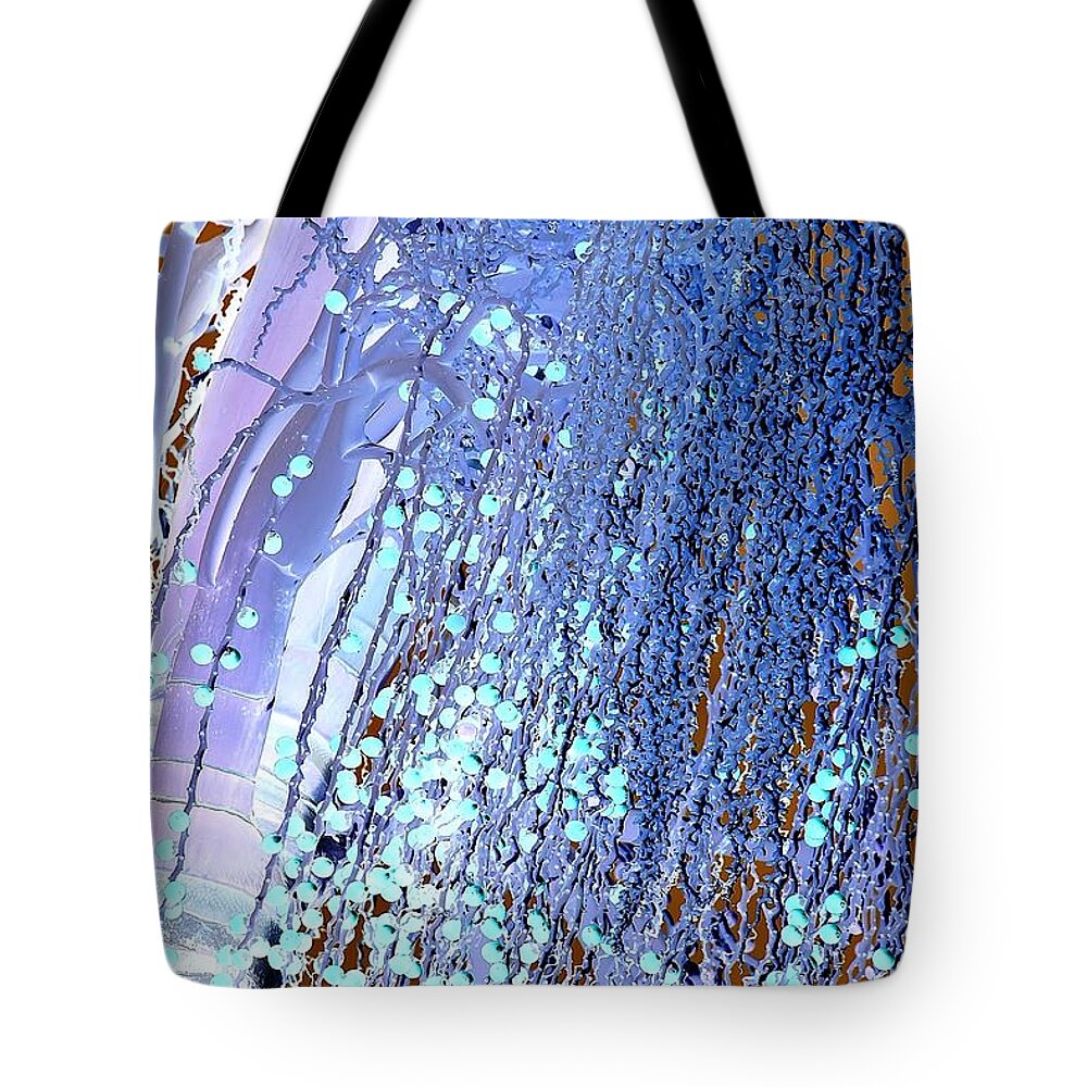 Surreal-nature-photos Tote Bag featuring the digital art Overflowing by John Hintz