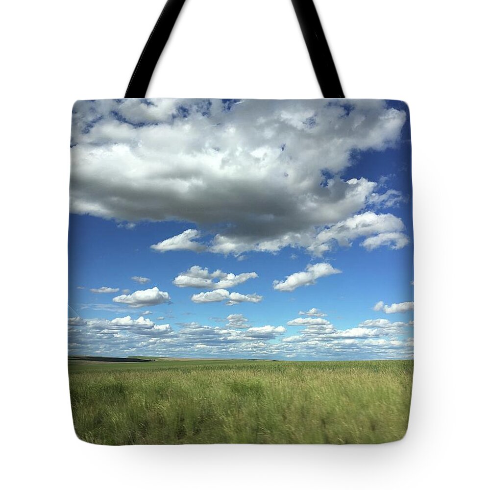 Palouse Tote Bag featuring the photograph Palouse Sky by Kathryn Alexander MA