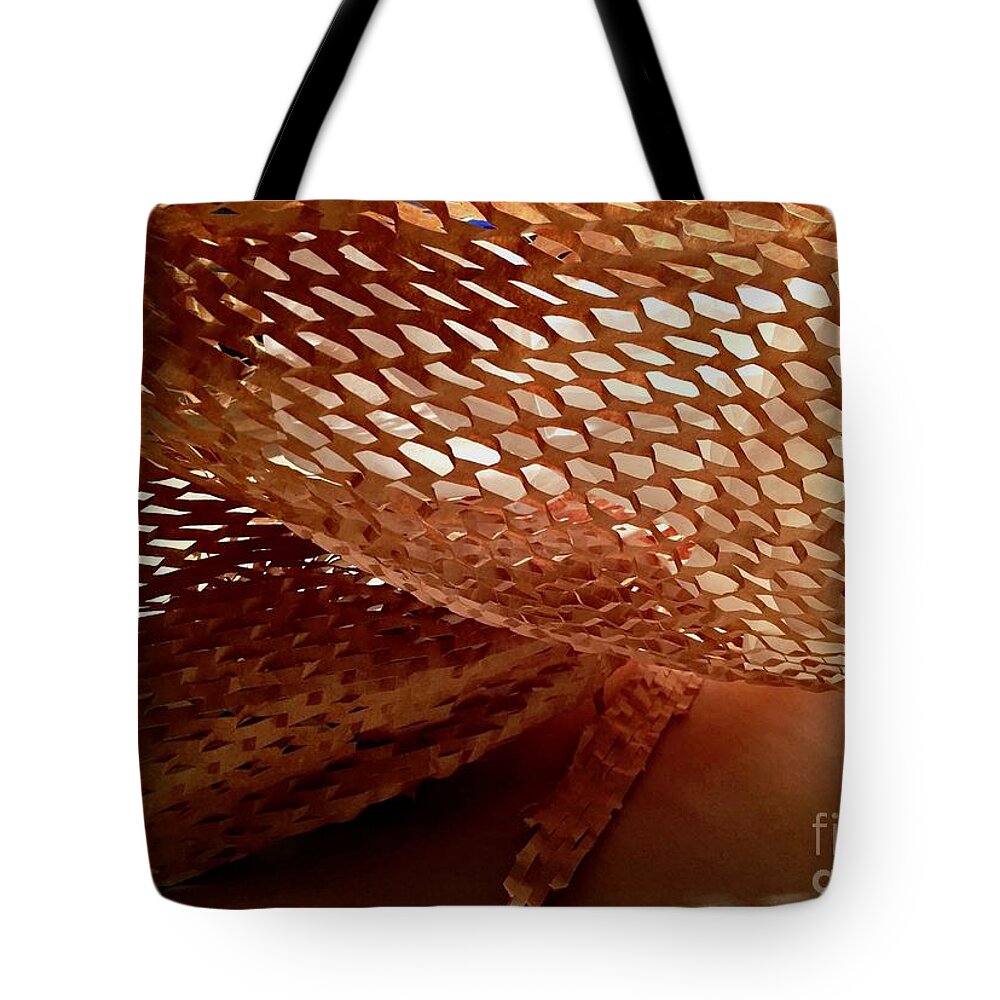 Color Texture Pattern Light Tote Bag featuring the photograph Paper Series 1-9 by J Doyne Miller