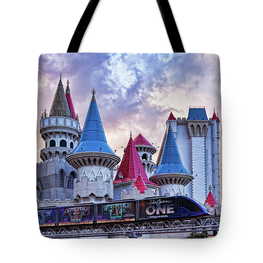 Monorail Tote Bag featuring the photograph Parallel Worlds by Tatiana Travelways