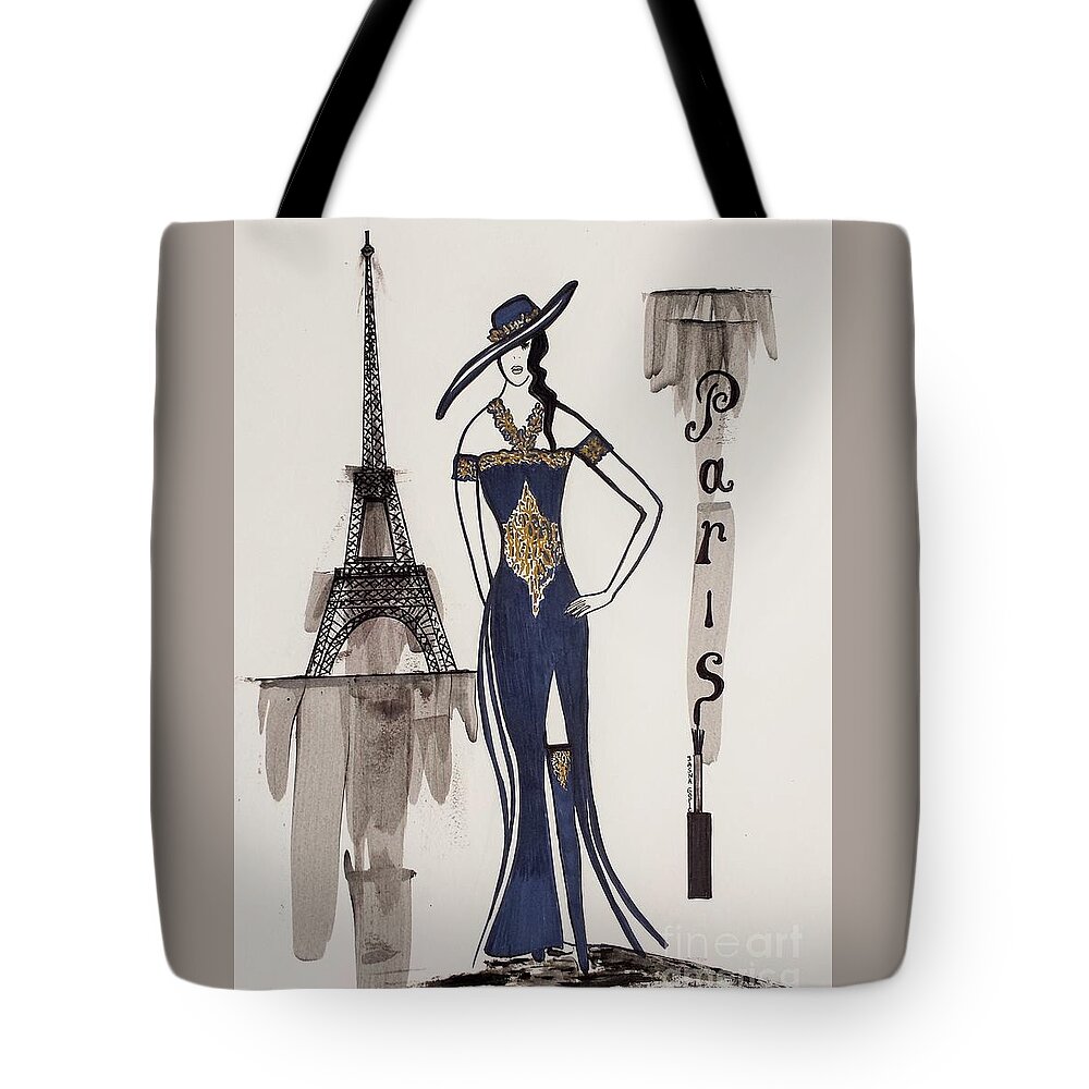 Paris Tote Bag featuring the photograph Paris Fashion by Jasna Gopic