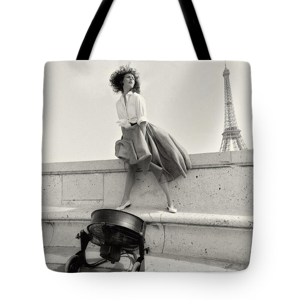 Photography Tote Bag featuring the photograph Paris Fashion Session by Philippe Taka