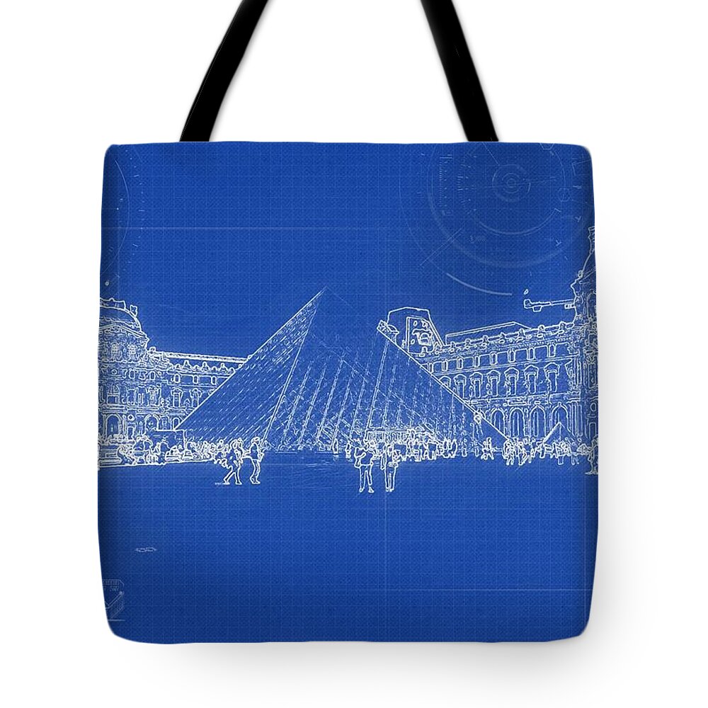 Nature Tote Bag featuring the painting Paris, France 2 by Celestial Images