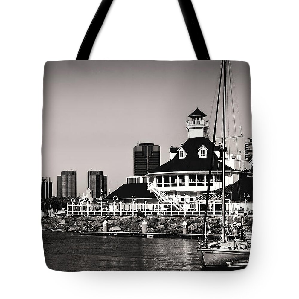 Seascape Tote Bag featuring the photograph ParkersLH and Beyond by Joseph Hollingsworth