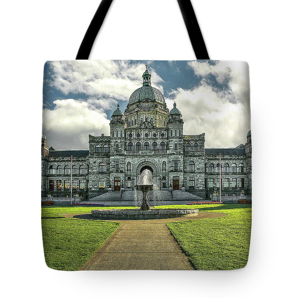 Parliament Building Tote Bag featuring the photograph Parliament Building by Patrick Boening
