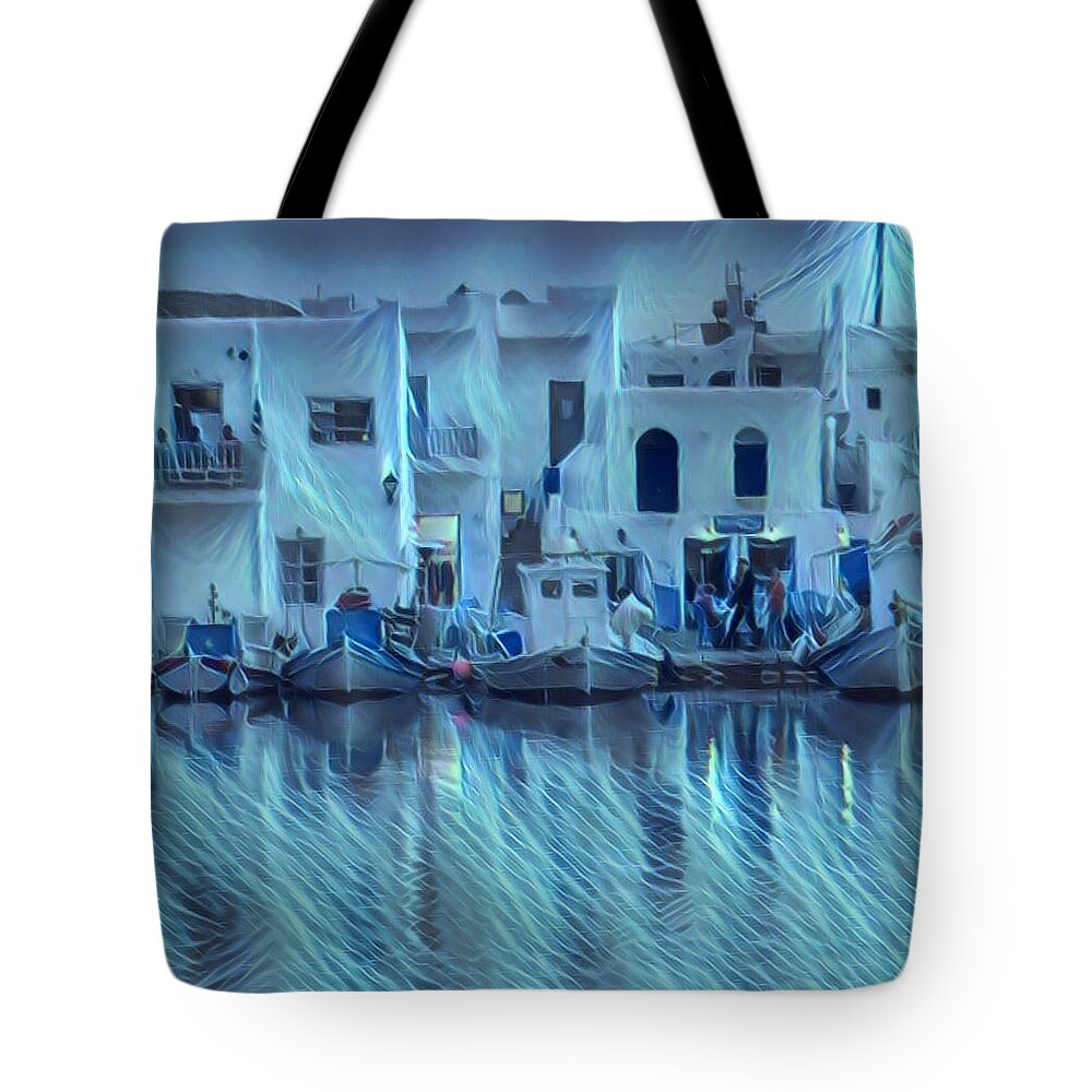 Colette Tote Bag featuring the photograph Paros Island Beauty Greece by Colette V Hera Guggenheim