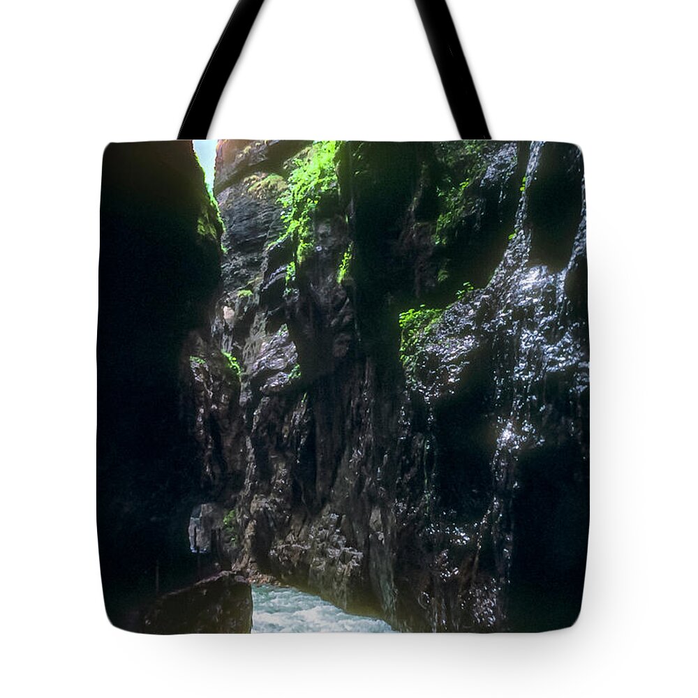 Garmisch-partenkirchen Tote Bag featuring the photograph Partnach Gorge by Bob Phillips