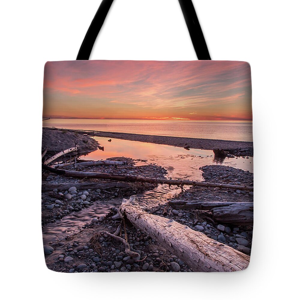 Water Tote Bag featuring the photograph Passing Time by Lee and Michael Beek