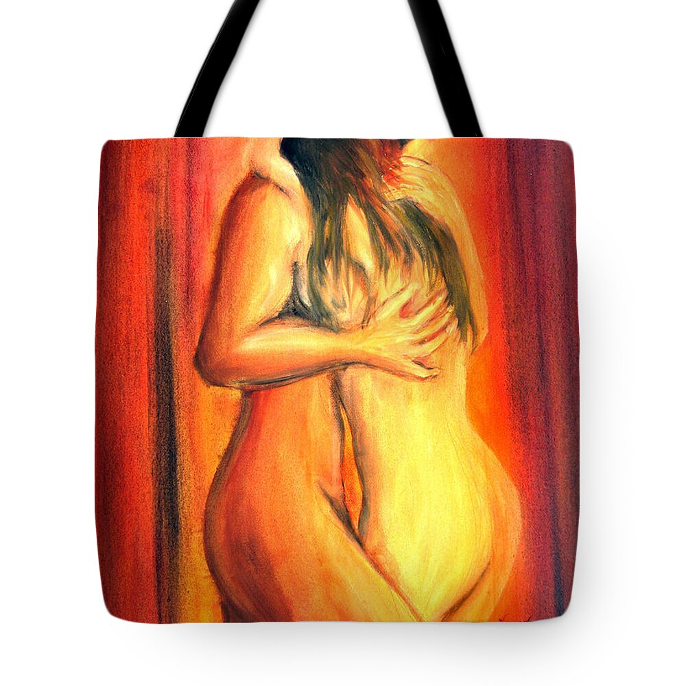 People Tote Bag featuring the painting Passion by Leonardo Ruggieri