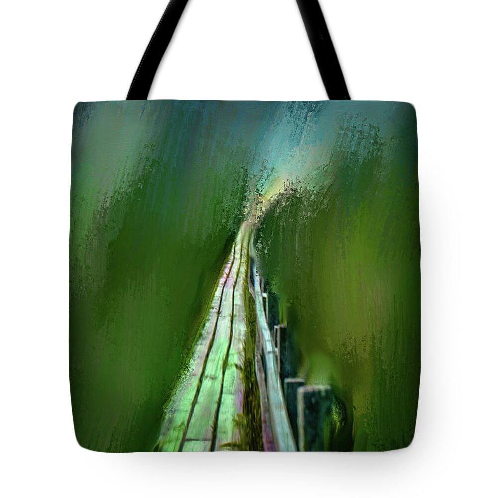 Path To The Unknown Tote Bag featuring the photograph Path To The Unknown #h5 by Leif Sohlman