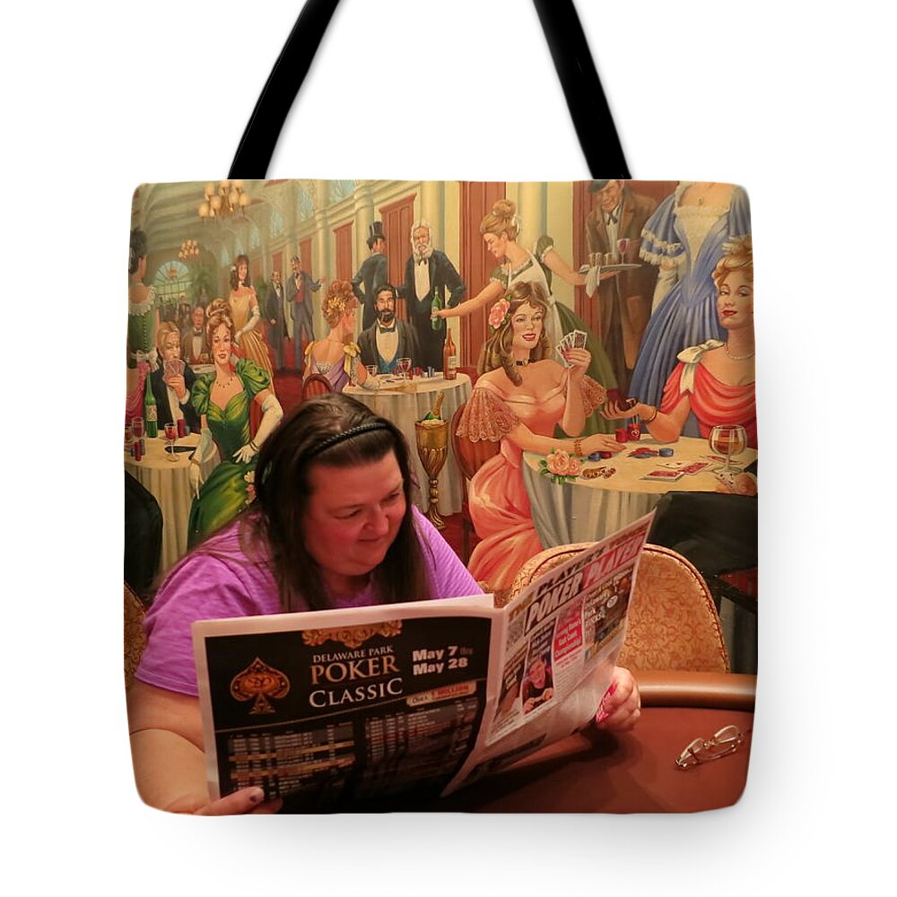  Tote Bag featuring the photograph Pattie Poker by Carl Wilkerson