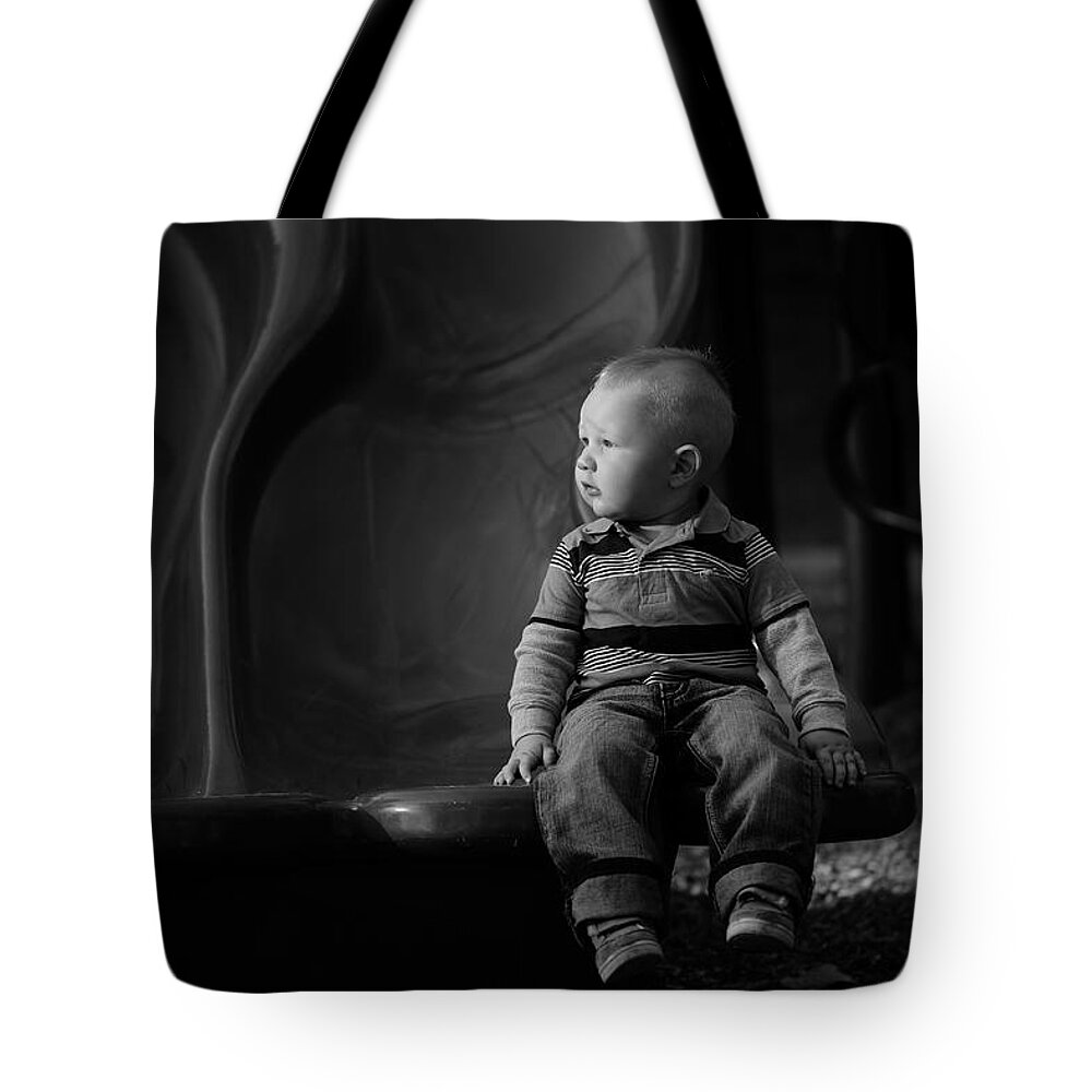 Chiaroscuro Tote Bag featuring the photograph Pause To Contemplate by David Andersen