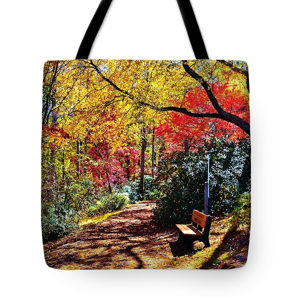 Forest Tote Bag featuring the photograph Peace and Tranquility by Eileen Brymer