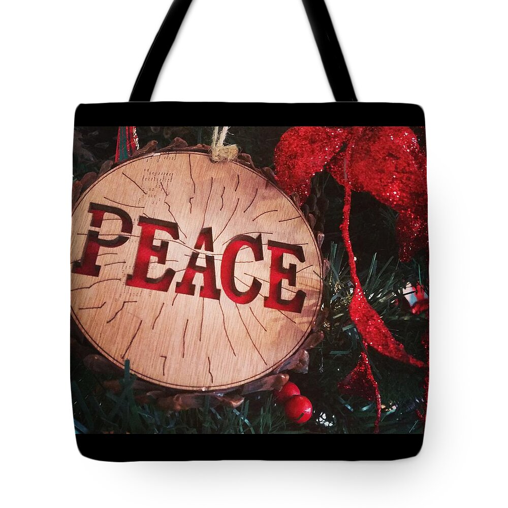 Peace Tote Bag featuring the photograph Peace by Rowena Tutty