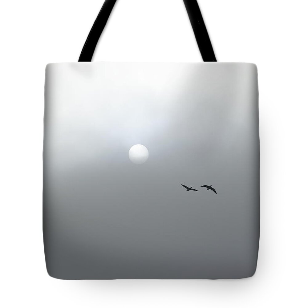 2 Birds Tote Bag featuring the photograph Peace by Suzanne Lorenz