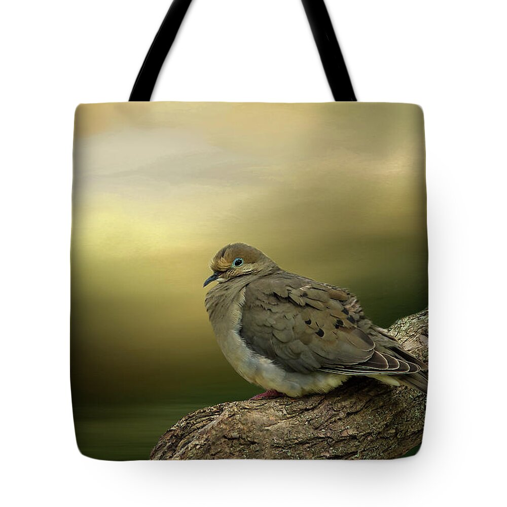Dove Tote Bag featuring the photograph Peaceful Dove by Cathy Kovarik