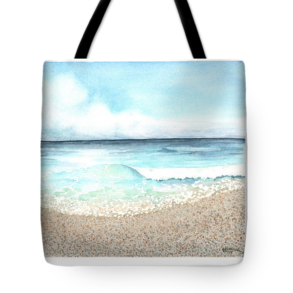 Gulf Coast Tote Bag featuring the painting Peaceful, Easy Feeling by Hilda Wagner