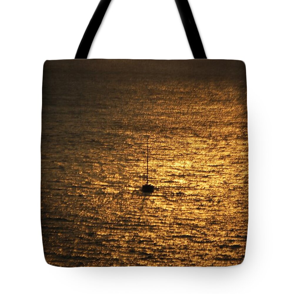 Boat Tote Bag featuring the photograph Peaceful Loneliness by Maria Aduke Alabi