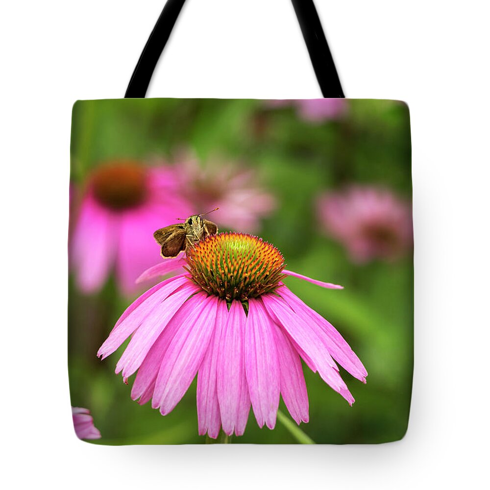 Valentines Day Tote Bag featuring the photograph Peaceful Skipper Butterfly by Marianne Campolongo
