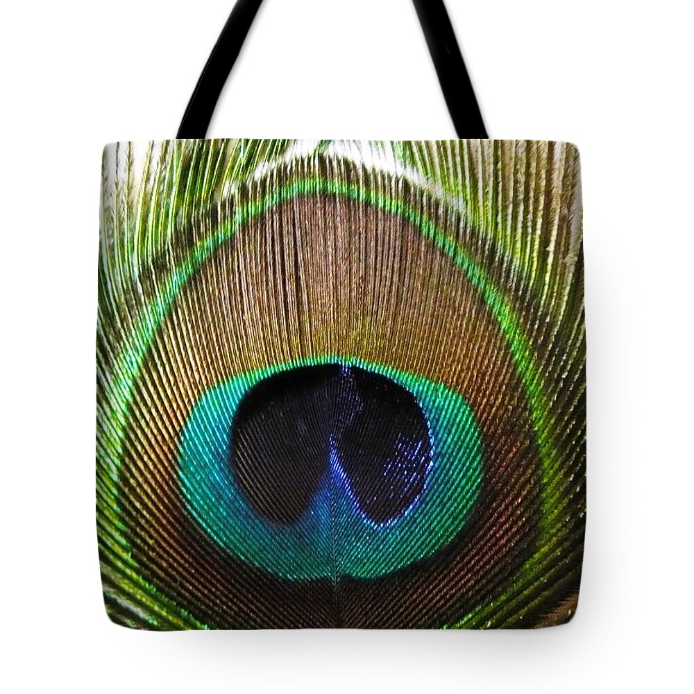 Photography Tote Bag featuring the photograph Peacock in itz Feather by Piety Dsilva