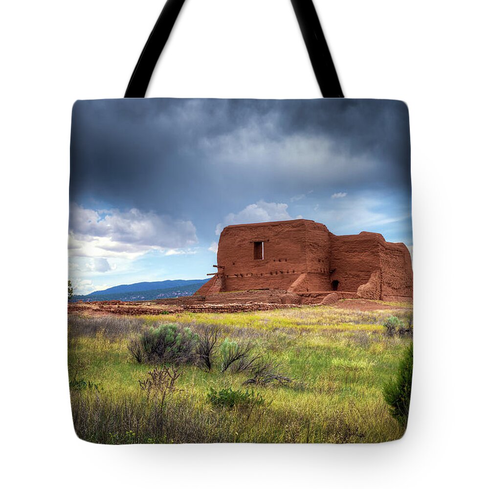 Pecos Tote Bag featuring the photograph Pecos National Historical Park by James Barber