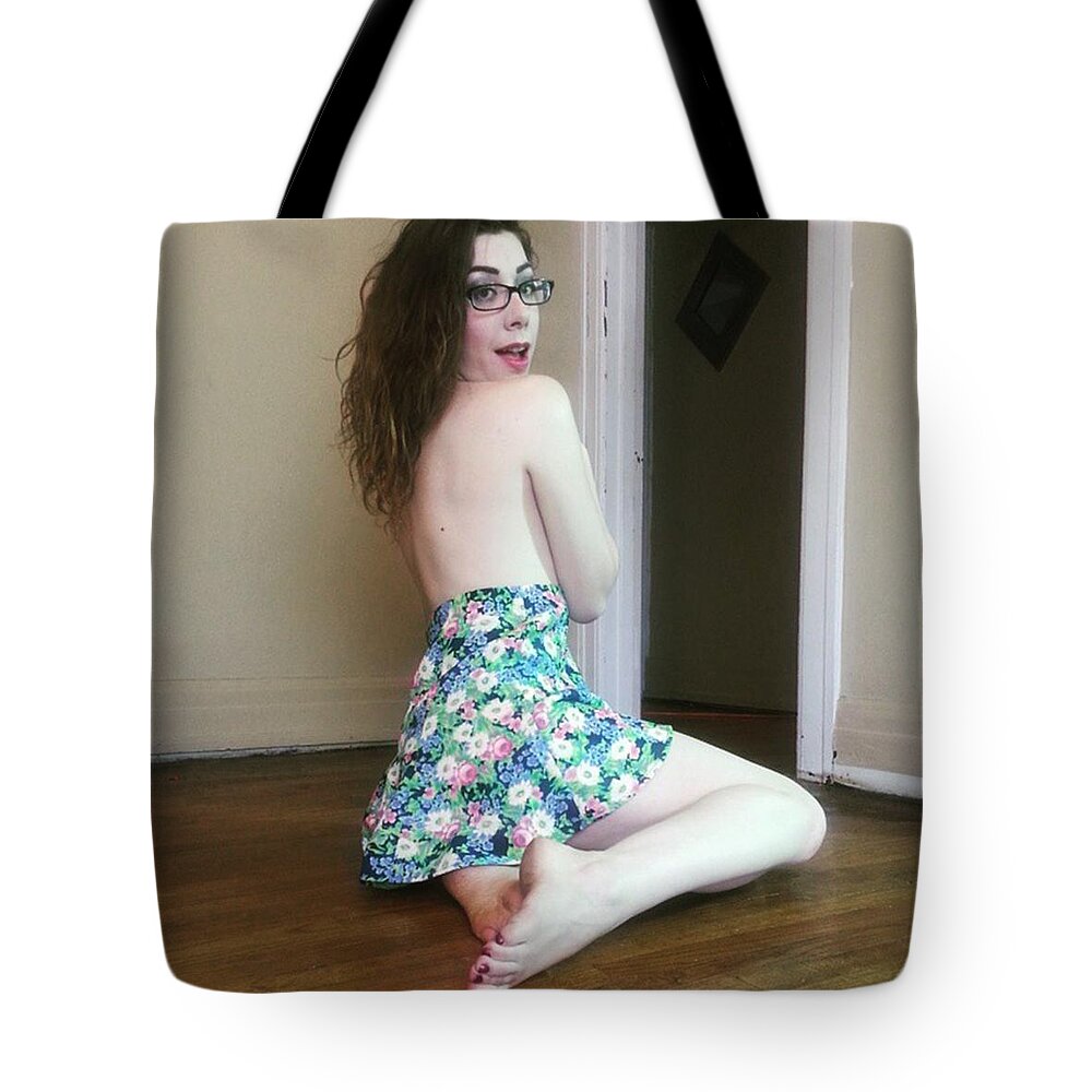 Beautiful Tote Bag featuring the photograph Peek-a-boo by Sammy Shayne