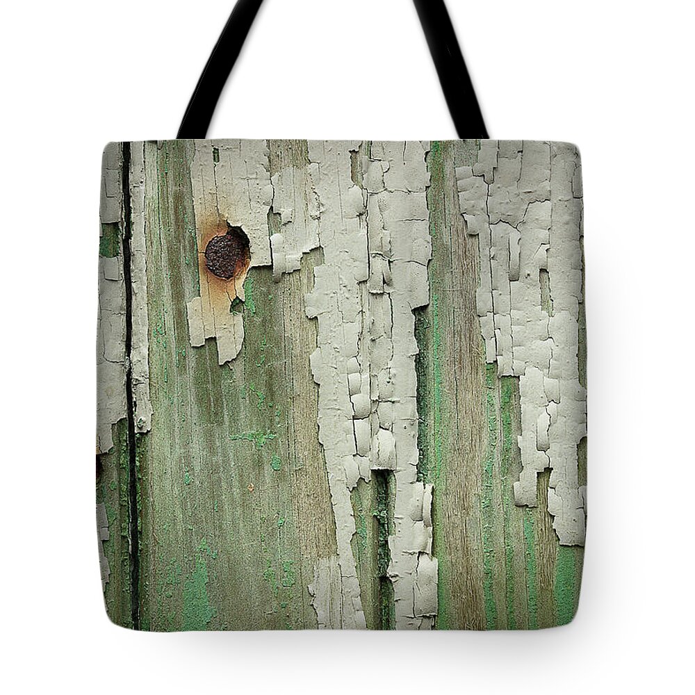 Paint Tote Bag featuring the photograph Peeling 3 by Mike Eingle